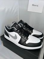Nike Air Jordan 1 Low 44 Black White Grey, Nieuw, Ophalen of Verzenden