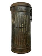 Wintercamouflage gasmaskerbus, Verzamelen, Militaria | Tweede Wereldoorlog, Ophalen of Verzenden, Nederland, Embleem of Badge