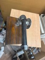 Industriële Lampen met Houten Plankjes, Huis en Inrichting, Ophalen of Verzenden, Gebruikt, Hout, Minder dan 100 cm