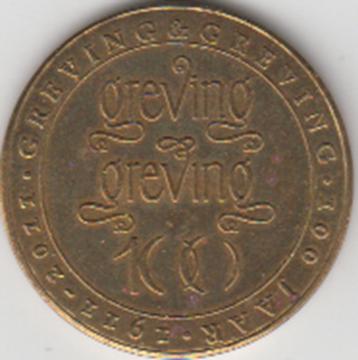 Nederland penning Greving en Greving 100 Jaar 1911-2011 beschikbaar voor biedingen