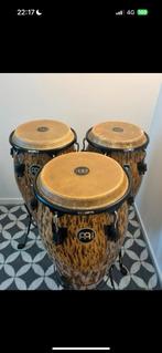 Meinle 3 piece conga set, chimes, percussion eggs, Muziek en Instrumenten, Percussie, Ophalen, Zo goed als nieuw, Overige soorten
