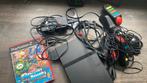 Ps2 met Buzzen, Spelcomputers en Games, Spelcomputers | Sony PlayStation 2, Zwart, Ophalen of Verzenden, Zonder controller, Gebruikt