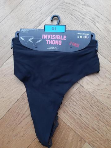 set van 2 zwarte strings xl beschikbaar voor biedingen