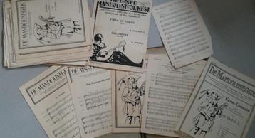 > 50 Partituren voor de Mandoline uit 1910-1940 beschikbaar voor biedingen