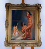 vintage naakt 60er jaren schilderij, Ophalen, Huis en Inrichting