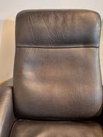 DS50  Desede fauteuil neckleder cigarro donkerbruin. De Sede, Huis en Inrichting, Fauteuils, Gebruikt, Ophalen