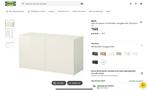 Ikea Besta kast wit 120x64x42cm, Ophalen of Verzenden, Zo goed als nieuw