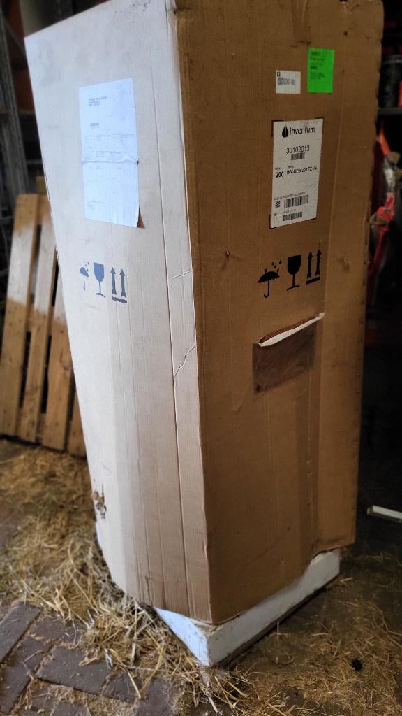 Hygiëne boilervat 200 liter met transportschade, Doe-het-zelf en Verbouw, Geisers en Boilers, Nieuw, Boiler, 100 liter of meer