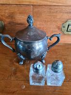 Vintage peper en zoutvaatje in gebruikte staat, Antiek en Kunst, Ophalen of Verzenden