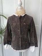 Nieuw Rino en Pelle jasje grijs suède 42 44 xxl, Kleding | Dames, Jasjes, Kostuums en Pakken, Verzenden, Maat 42/44 (L), Nieuw