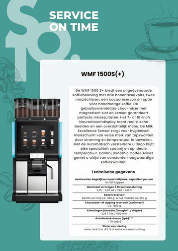 WMF 1500S(+) | Proffesioneel Koffiemachine | Horeca Kantoor beschikbaar voor biedingen
