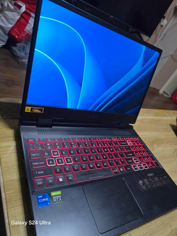 Acer Nitro 5 i5 RTX 3060 Gaming Laptop - Nette Staat, Computers en Software, Windows Laptops, Gebruikt, 15 inch, SSD, 3 tot 4 Ghz