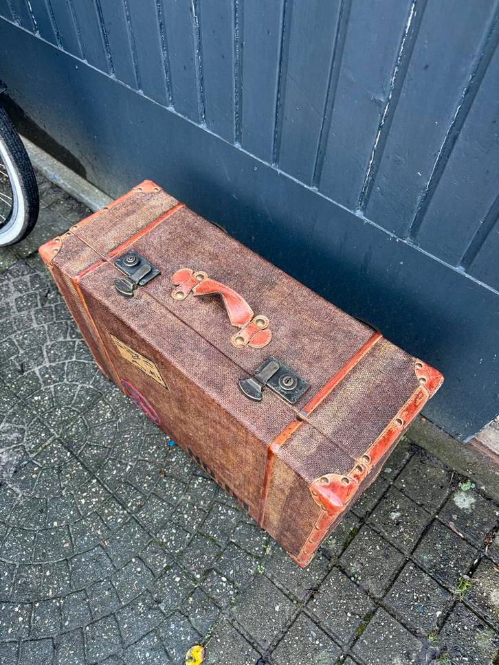 Vintage Koffer - Unieke Reisgenoot, Sieraden, Tassen en Uiterlijk, Koffers, Gebruikt, Overige materialen, 50 tot 60 cm, 35 tot 45 cm