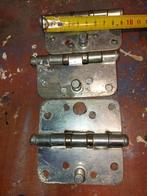 3 Scharnieren met dievenklauw - Zo goed als nieuw, Ophalen of Verzenden