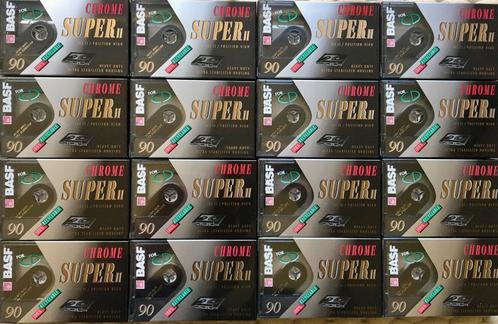 NOS BASF Chrome Super II 90 NIEUW CSII90 cassettebandjes OVP, Cd's en Dvd's, Cassettebandjes, Nieuw in verpakking, Onbespeeld