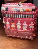 Berber poef, Huis en Inrichting, Zitzakken, Ophalen of Verzenden, Gebruikt, Rood, Zitzak