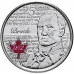 Canada - Colored 25 cent 2012 - Major-General Sir Isaac Broc, Postzegels en Munten, Munten | Amerika, Verzenden, Noord-Amerika