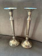 Set kandelaars 33 cm, Antiek en Kunst, Ophalen of Verzenden, Zilver