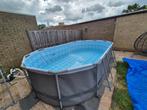 Zwembad bestway 488 x 305 x 107 met zandfilterpomp, Tuin en Terras, Zwembaden, Ophalen, 80 tot 120 cm, 300 cm of meer, Zo goed als nieuw