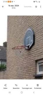 Basketbalnet met bord in goede staat, Ophalen, Gebruikt, Ring, Bord of Paal