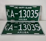 Kentekenplaten Aruba., Auto diversen, Kentekenplaathouders, Gebruikt, Ophalen of Verzenden