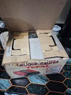 Tefal Croque-Gaufre Wafelijzer, Witgoed en Apparatuur, Wafelijzers, Ophalen of Verzenden, Uitneembare platen, Gebruikt