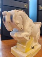 beeld met 2 paarden porselein ArtDeco 1934 Goebel, Ophalen, Gebruikt, Hummel