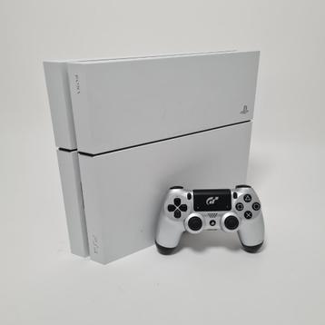 Playstation 4 500GB Wit met Controller beschikbaar voor biedingen