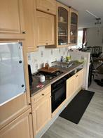 Gebruikte Hoekkeuken - Beige, Huis en Inrichting, Keuken | Complete keukens, Gebruikt, Hoekkeuken, Graniet of Steen, Ophalen of Verzenden