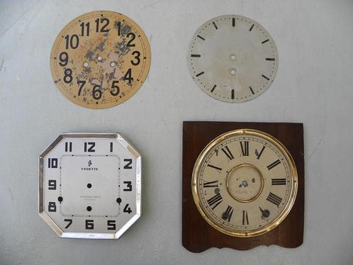Wijzerplaten, cijferringen, glasdeksels serie 16, Antiek en Kunst, Antiek | Klokken, Ophalen of Verzenden