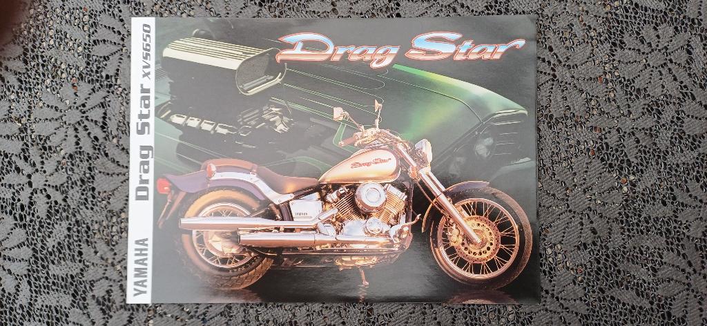 Originele folder Yamaha XVS 650 Drag Star 1998 2002, Ophalen of Verzenden, Yamaha