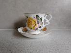 Kop en schotel Fine Bone China Yellow Rose Royal Ascot, Antiek en Kunst, Ophalen of Verzenden