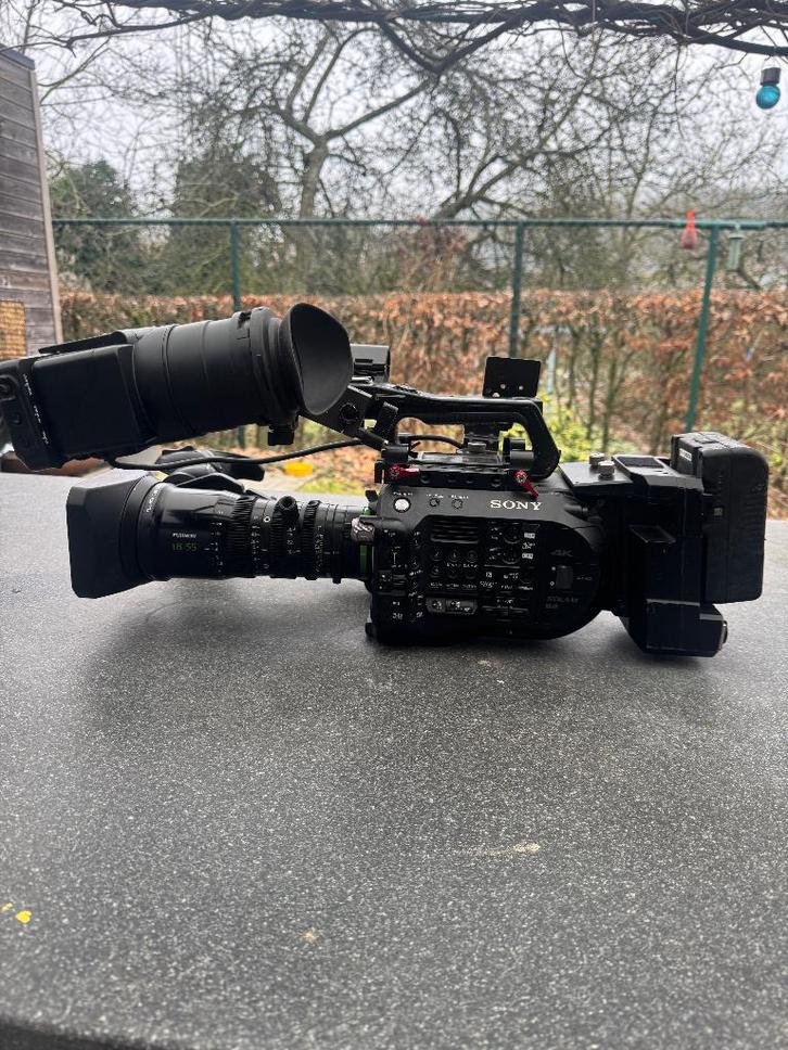 sony Fs7 mk2 fujinon18-55 2.9 cinezoom vlock raw module, Audio, Tv en Foto, Videocamera's Digitaal, Gebruikt, Camera, Overige soorten
