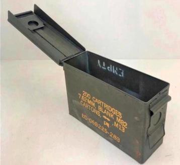 Militaria munitiekist leger droog prachtig exemplaar32x22x18 beschikbaar voor biedingen