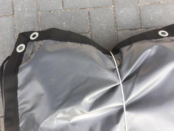 Grijze PVC dekkleden 5 x 12 meter ogen om de 50 cm! beschikbaar voor biedingen