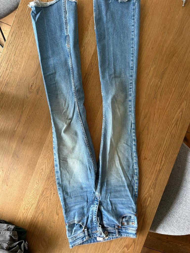 Jeans pull&bear, Ophalen of Verzenden, Gedragen, Blauw, W27 (confectie 34) of kleiner