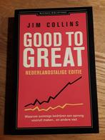 Jim Collins - Good to Great, Boeken, Jim Collins, Ophalen of Verzenden, Zo goed als nieuw