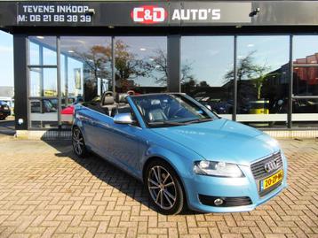 Audi A3 Cabriolet 1.8 TFSI 2008 NWE MOTOR LEDER TOPST ORIG N beschikbaar voor biedingen