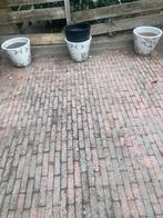 Mooie bloem potten 3 stuks en een zwarte gratis, Tuin en Terras, Bloembakken en Plantenbakken, Minder dan 30 cm, Minder dan 60 cm