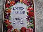 Origineel Oud Etiket - Lotion Désirée / J Bijloos 8.5 x 7 cm, Antiek en Kunst, Curiosa en Brocante, Verzenden