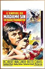 Madame Sin (1972) - Originele filmposter, Rechthoekig Staand, Verzenden, Zo goed als nieuw, A1 t/m A3