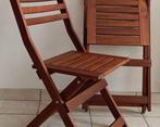 Tuinstoelen Applaro Ikea - 4 stuks, Tuin en Terras, Tuinstoelen, Ophalen, Gebruikt, Teakhout, Verstelbaar