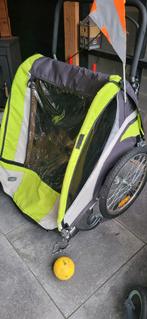 Fietskar met wandeloptie voor 2 kinderen, Fietsen en Brommers, Ophalen, Gebruikt, Kinderkar, 40 tot 60 kg