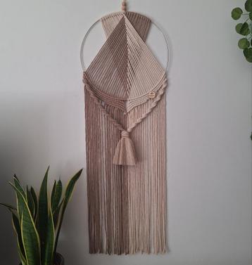 Mooie macramé/weef wanddecoratie, nieuw beschikbaar voor biedingen