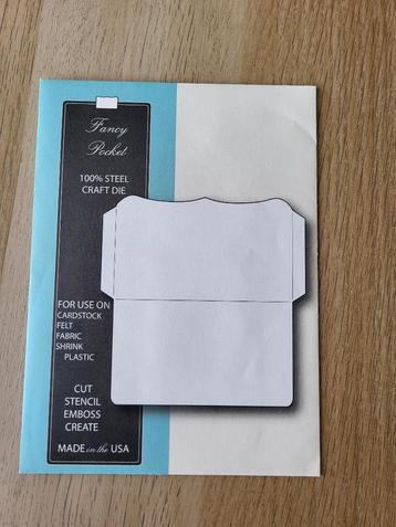 Memory Box Metal Die Fancy Pocket #98125 beschikbaar voor biedingen