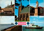 Schouwen-Duiveland - 3 ansichtkaarten, Verzamelen, Ansichtkaarten | Nederland, Verzenden, 1980 tot heden, Gelopen, Zeeland