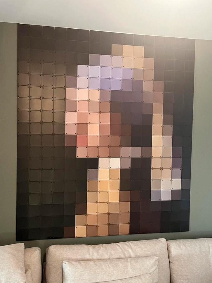 Ixxi meisje met de parel, Antiek en Kunst, Kunst | Schilderijen | Abstract, Ophalen