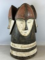 260153 - Afrikaans Fang Ngontang Ceremonial Helmet Masker, Ophalen of Verzenden