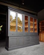 Brede XL buffetkast | Grote zwarte Winkelkast | #2081, Huis en Inrichting, Kasten | Buffetkasten, Gebruikt, 200 cm of meer, Ophalen of Verzenden