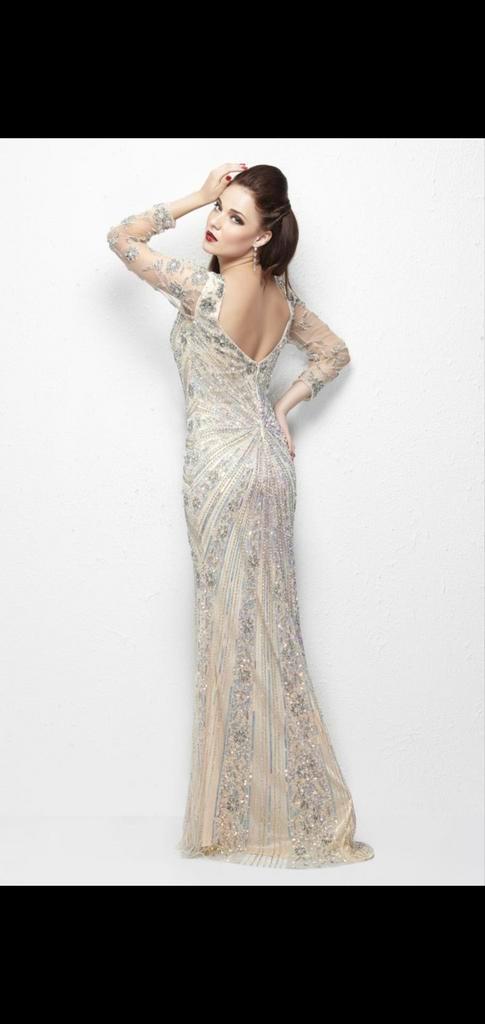 Elegante Primavera Jurk - Maat 40, Kleding | Dames, Gelegenheidskleding, Zo goed als nieuw, Galajurk, Maat 38/40 (M), Ophalen of Verzenden